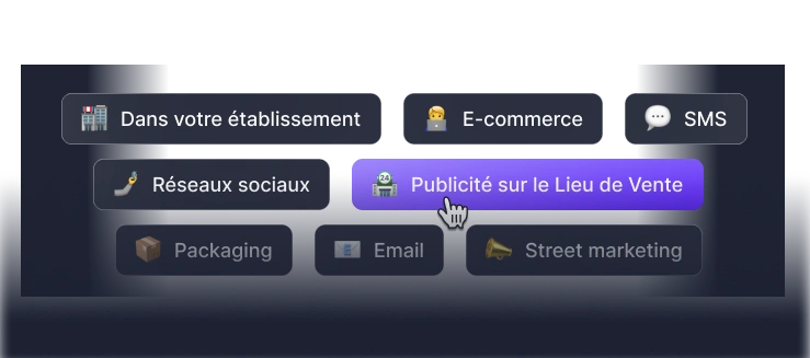 7. Share your marketing game across all your channels