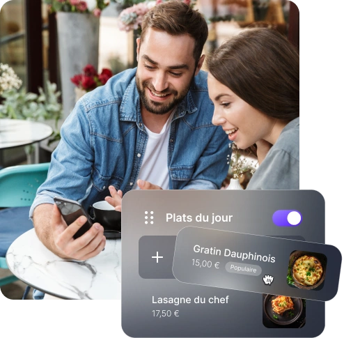 Create and update your menu in no time