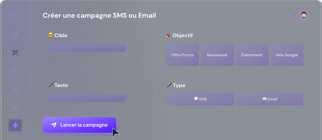Schedule and send bulk SMS & emails