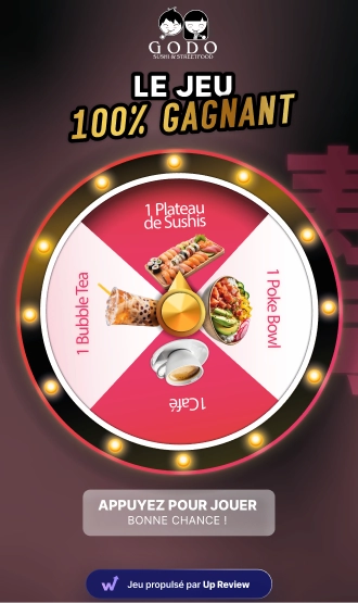 Prize wheel as a contest game for Google reviews