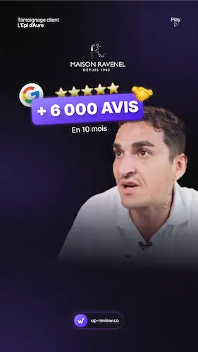 Example of Maison Ravenel to optimize its Google My Business profile