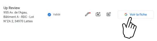 View the profile to optimize your Google My Business listing