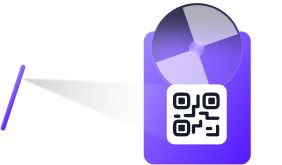 Customers scan the QR Code