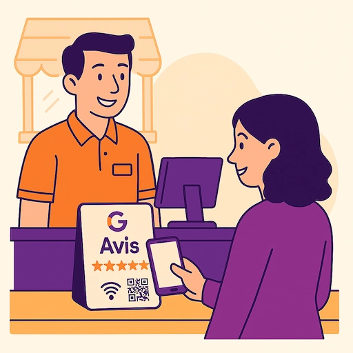 Google review NFC plaque for your business