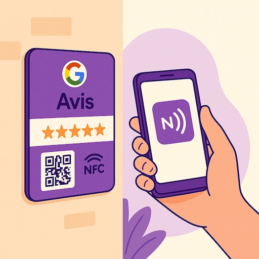 Google review NFC plaque : what is it ?