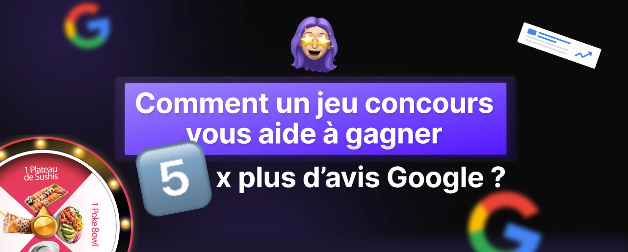 Comment un jeu concours vous aide à gagner 5x plus d'avis Google ?