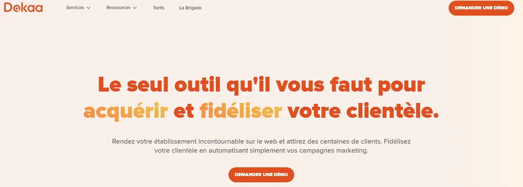 Roue cadeaux pour générer des avis Google Dokaa page d’accueil